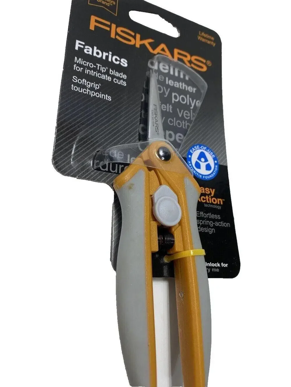 Fiskars Fabric Scissors Microtip Blade Sharp Sewing Craft New